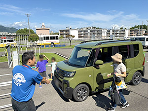 浦上自動車学校での様子